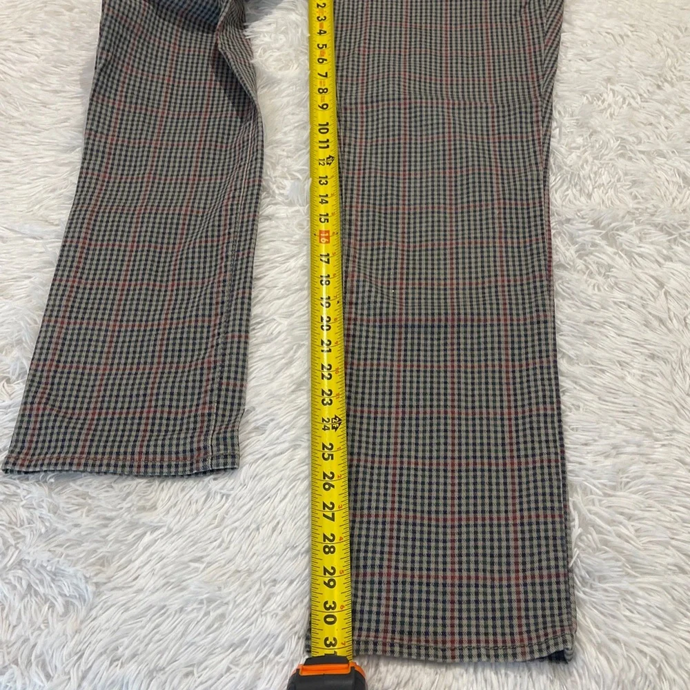 Code Bleu CHELSEA  CLASSIC STRIGHT Checkered JEANS SIZE 12